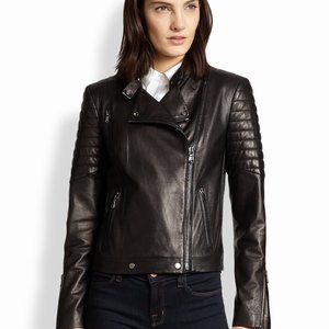 J Brand Moto Leather Jacket